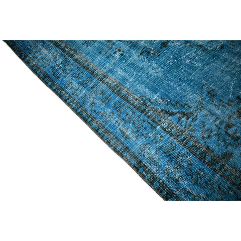 Turquoise vintage vloerkleed - 272x180 cm - HANDGEMAAKT