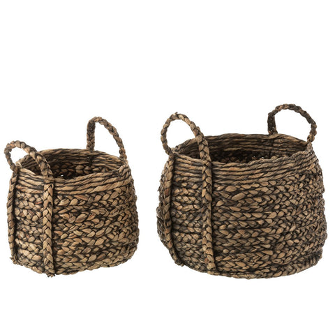 J-Line manden Compact - waterhyacinth - donkerbruin