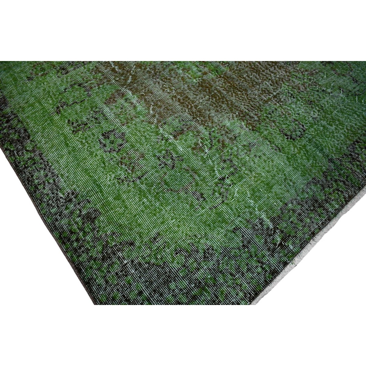 Groen vintage vloerkleed - 267x160 cm - HANDGEMAAKT
