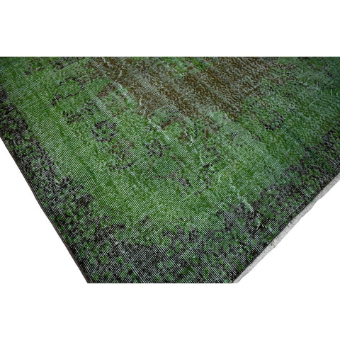 Groen vintage vloerkleed - 267x160 cm - HANDGEMAAKT
