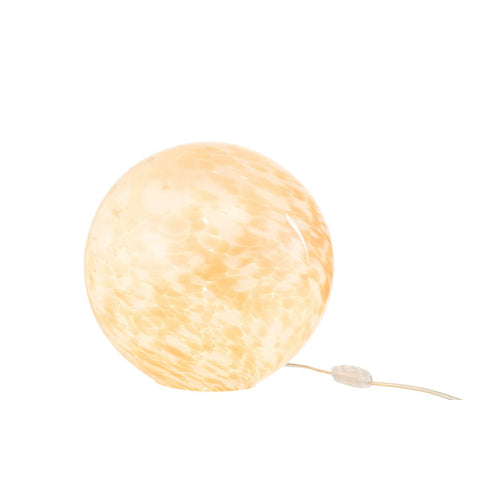 J-Line lamp Melissa Rond - glas - beige - large