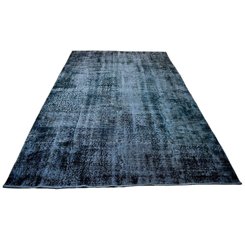 Blauw vintage vloerkleed - 258x160 cm - HANDGEMAAKT
