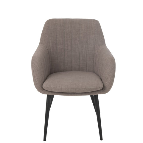 J-Line Stoel Miles Staal/Schuim Taupe