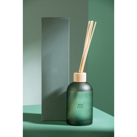 J-Line geurolie + stokjes Accords Essentiels - mat hout - groen