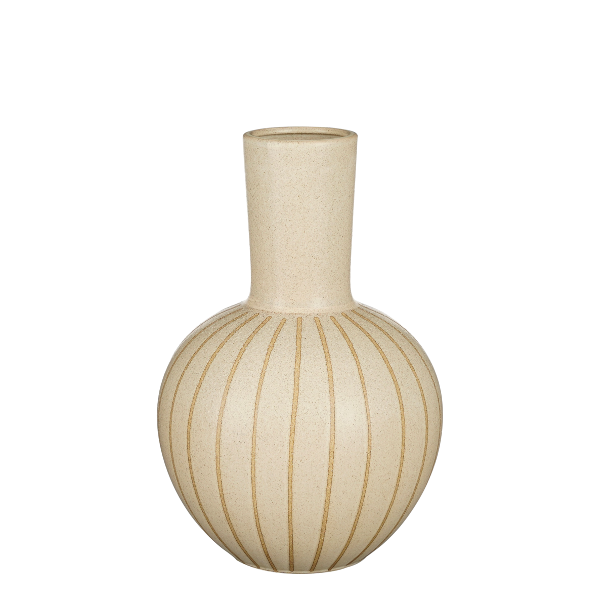 Holm Vaas - H42 x Ø28 cm - Keramiek - Crème