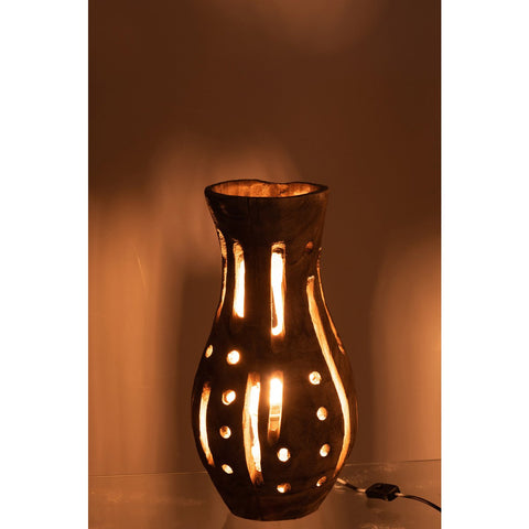 J-Line Elisabeth tafellamp - hout - naturel