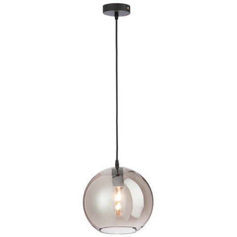 J-Line lamp Bol Spiegel - glas - zilver - medium