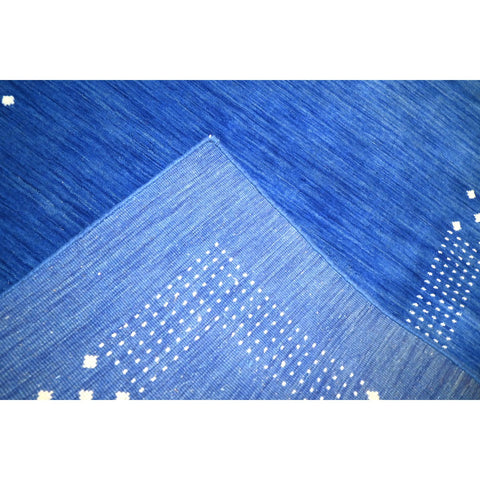Blauw Gabbeh vloerkleed - 177x125 cm - HANDGEMAAKT