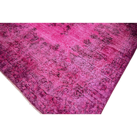Roze vintage vloerkleed - 278x168 cm - HANDGEMAAKT