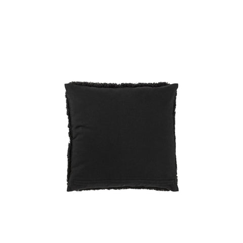 J-Line kussen Ibiza - textiel - zwart