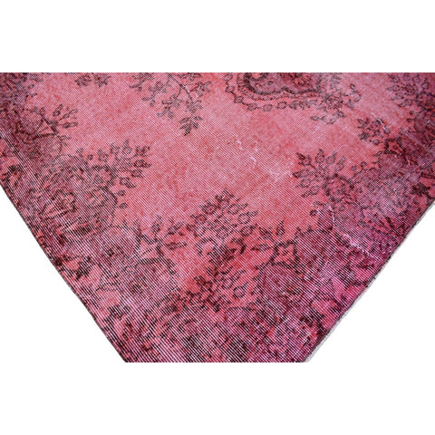 Roze vintage vloerkleed - 272x172 cm - HANDGEMAAKT