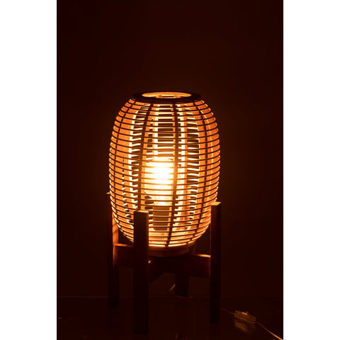 J-Line lamp Stand Noa - hout - naturel - klein