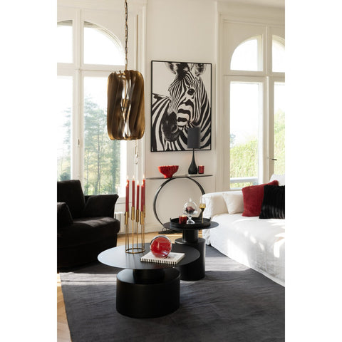 J-Line Wanddecoratie Zebra Canvas Zwart/Wit