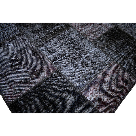 Vintage patchwork vloerkleed - 237x160 cm - HANDGEMAAKT