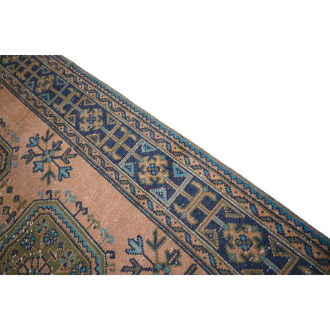 XL vintage loper - 370x137 cm - HANDGEMAAKT