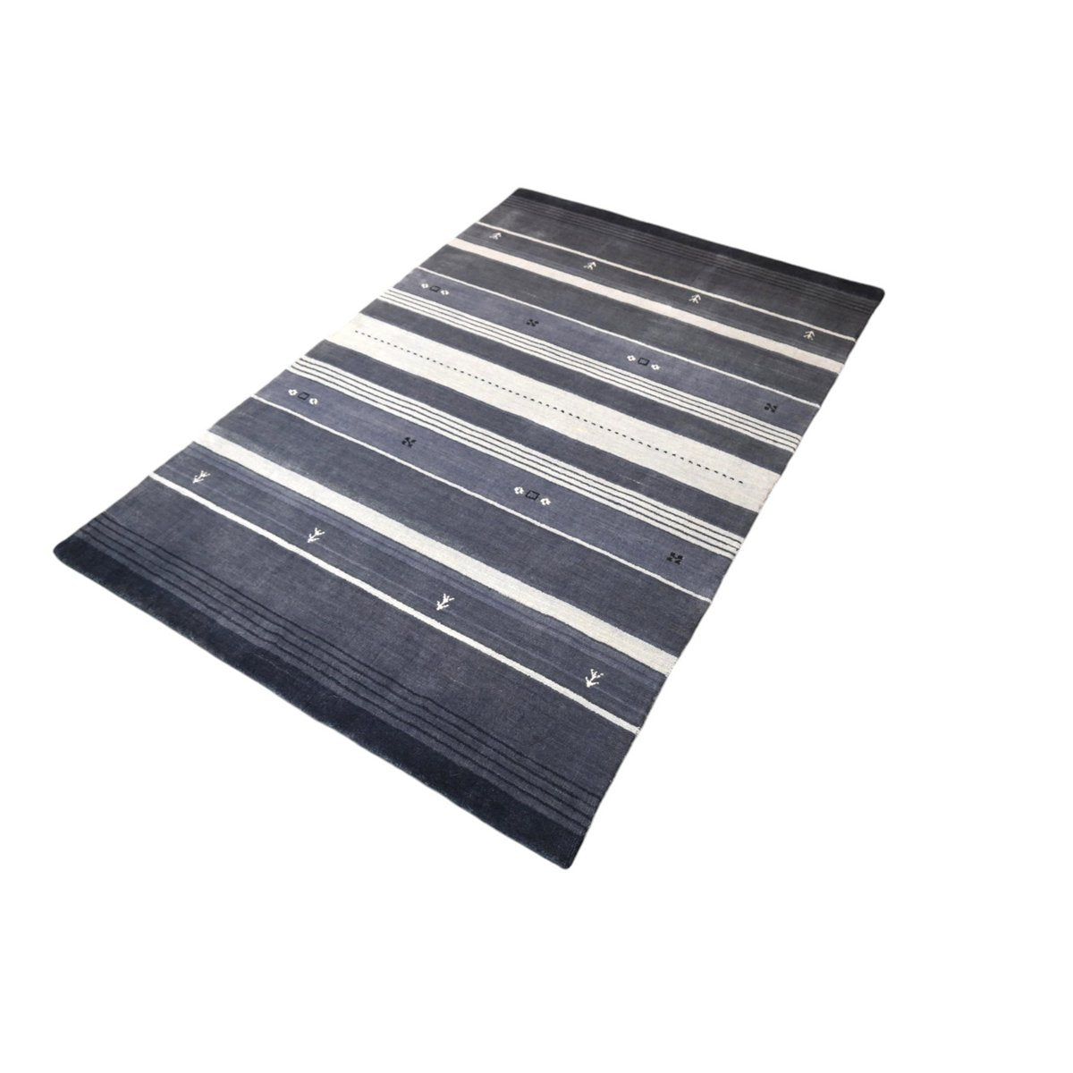 Grijs Gabbeh vloerkleed - 180x120 cm - HANDGAMAAKT