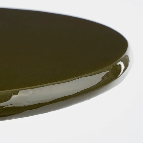 Duco Bijzettafel - H61 x Ø25 cm - FSC 100% - Gerecycled Aluminium - Donkergroen