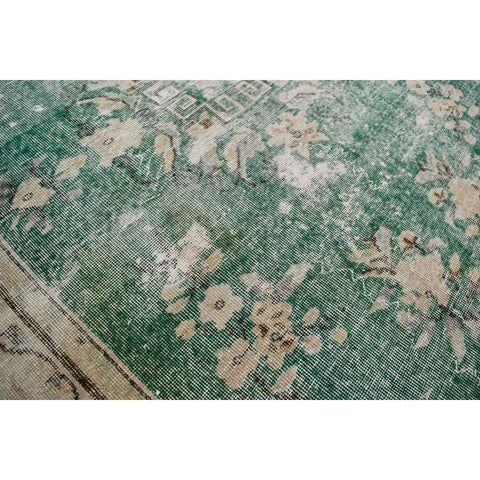 Groen vintage vloerkleed - 270x165 cm - HANDGEMAAKT
