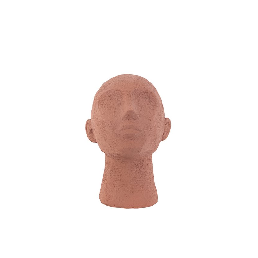 Standbeeld gezicht kunst omhoog