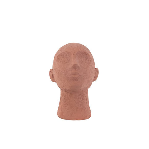 Standbeeld gezicht kunst omhoog