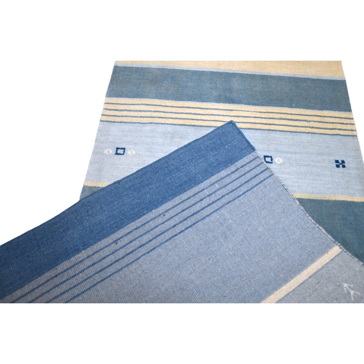 Gestreepte Gabbeh loper - 312x80 cm - HANDGEMAAKT