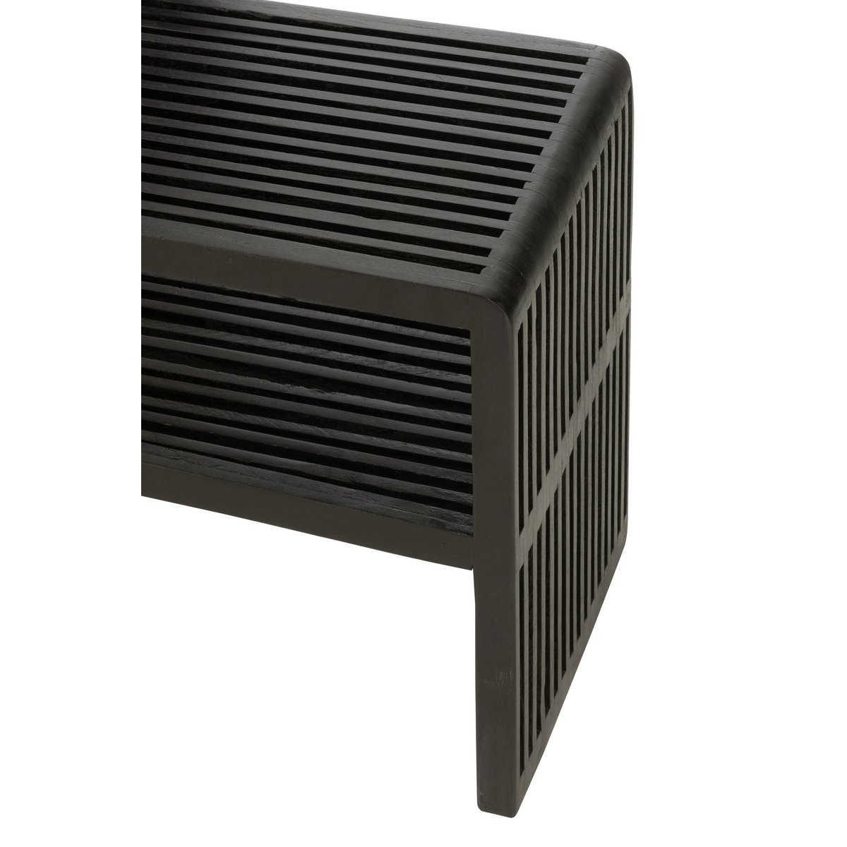 J-Line console Met Schap - hout - zwart