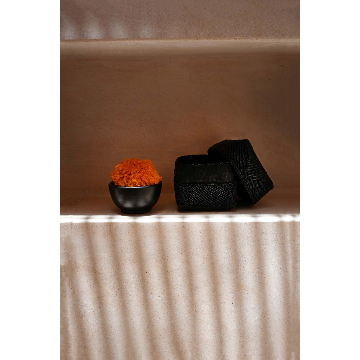 De kralenmand - Zwart - Set van 3