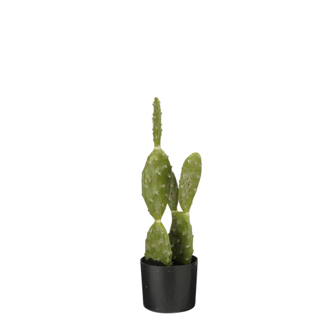 Cactus Kunstplant in Bloempot - H50 x Ø25 cm - Groen