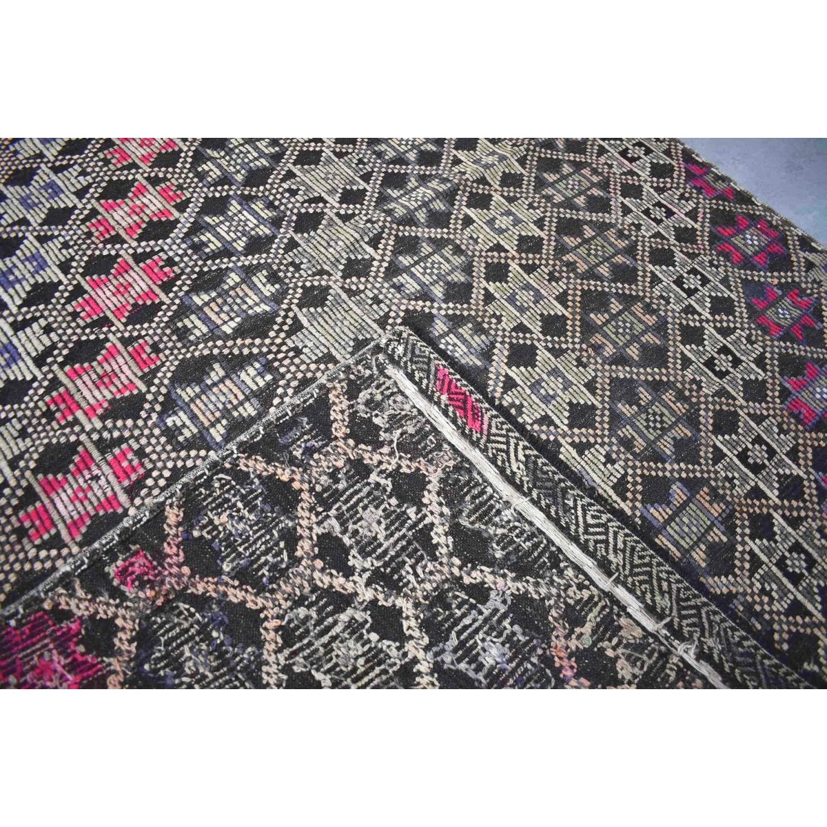 Antieke Sumak kelim - 318x158 cm - HANDGEMAAKT