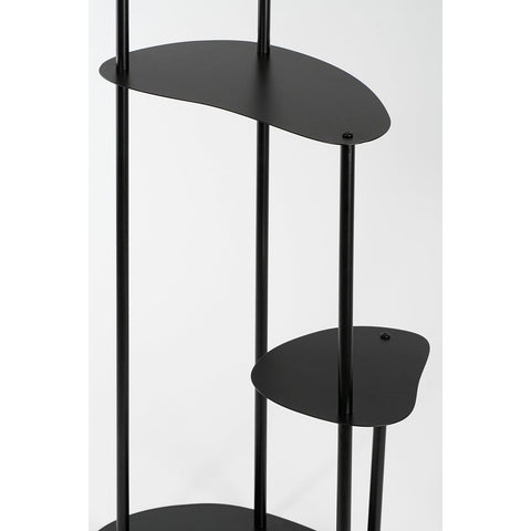 Fonda Plantentafel - L48 x B27 x H100 cm - Metaal - Zwart