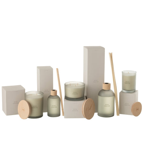 J-Line geurolie + stokjes - Essential Accords - Obscure Musk - blauw