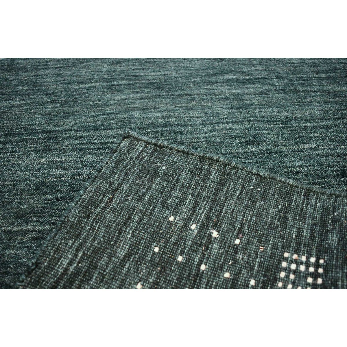 Gabbeh loper groen - 296x81 cm - HANDGEMAAKT