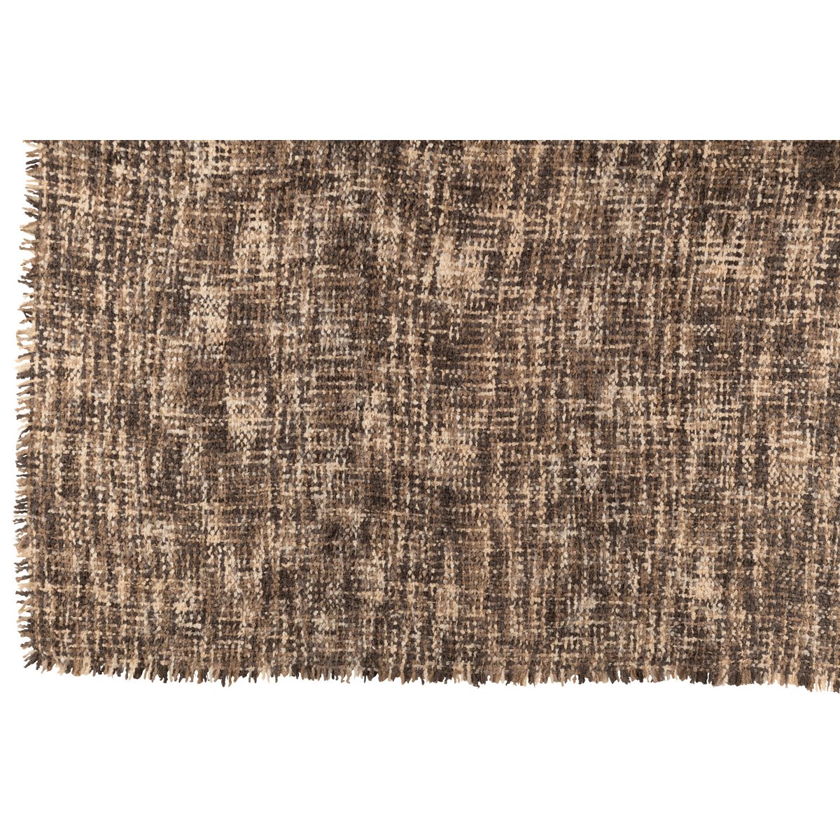 J-Line Plaid Tweed Acryl/Katoen Bruin/Beige