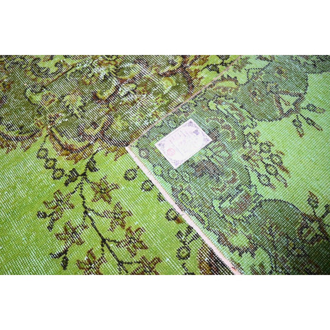Groen vintage vloerkleed - 290x170 cm - HANDGEMAAKT