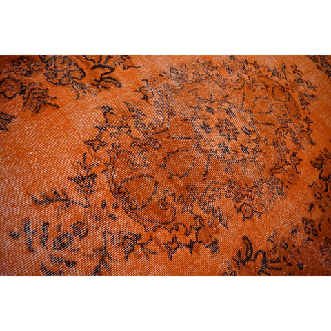 Oranje vintage vloerkleed - 295x167 cm - HANDGEMAAKT