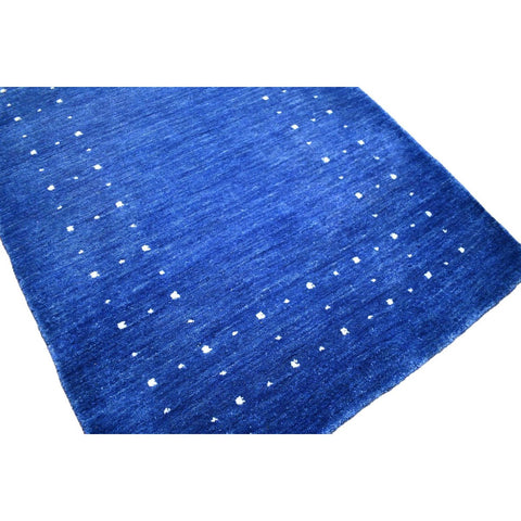 Blauwe Gabbeh loper - 283x80 cm - HANDGEMAAKT