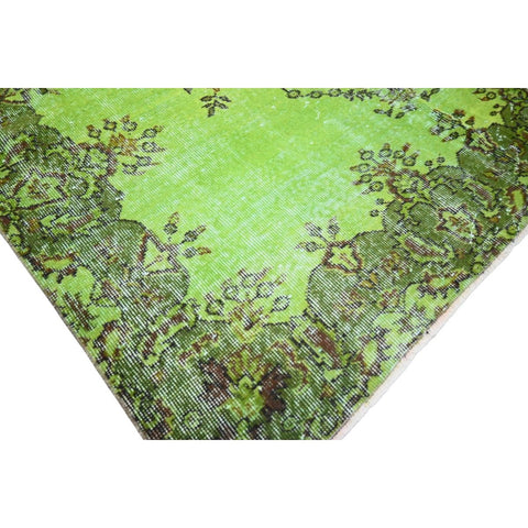 Groen vintage vloerkleed - 290x170 cm - HANDGEMAAKT