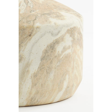 Trentino Vaas - L32 x B28 x H27 cm - Keramiek - Beige