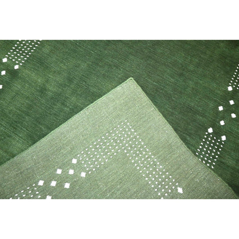 Groen Gabbeh vloerkleed - 215x140 cm - HANDMADE