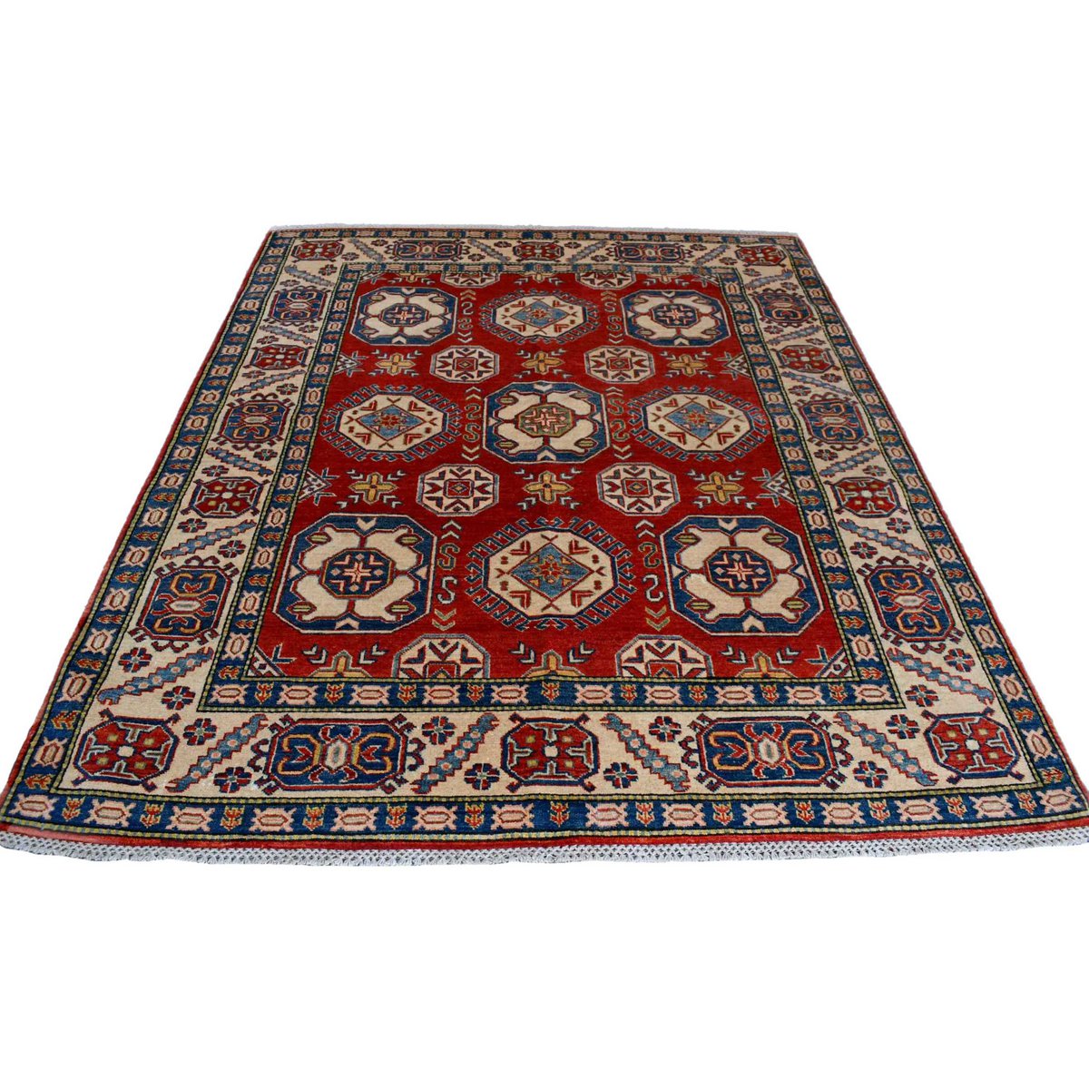 Kazak vloerkleed - 222x180 cm - HANDMADE