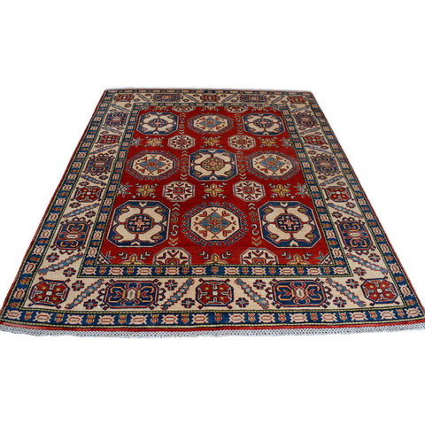 Kazak vloerkleed - 222x180 cm - HANDMADE