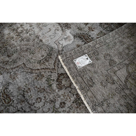 Grijs vintage vloerkleed - 300x193 cm - HANDGEMAAKT