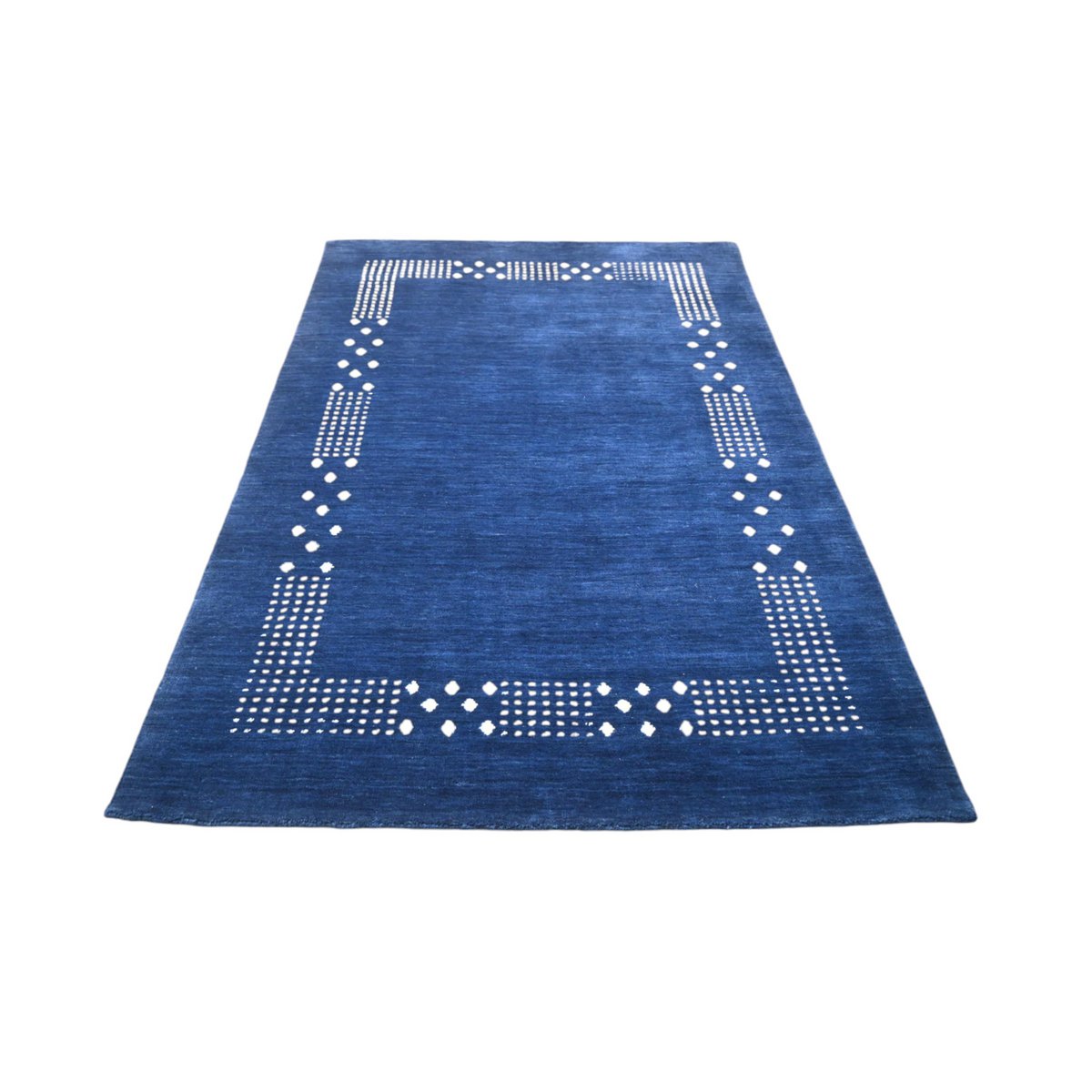 Blauw Gabbeh vloerkleed - 175x120 cm - HANDGEMAAKT