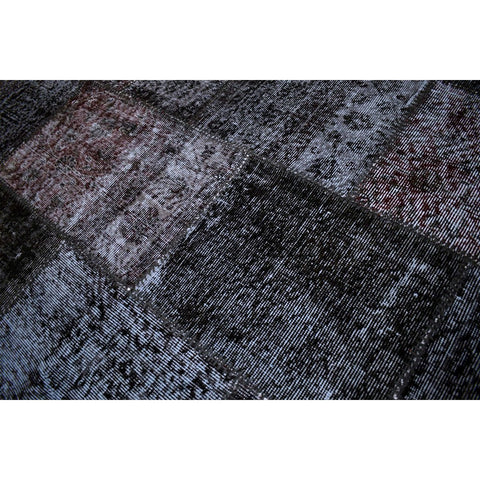 Vintage patchwork vloerkleed - 237x160 cm - HANDGEMAAKT