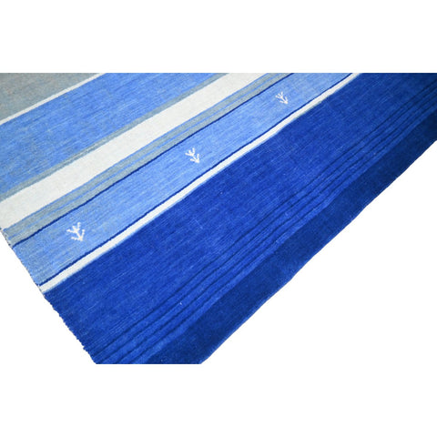 Modern vloerkleed - 208x142 cm - HANDGEMAAKT