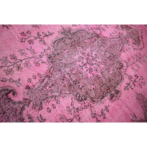 Roze vintage vloerkleed - 257x170 cm - HANDGEMAAKT