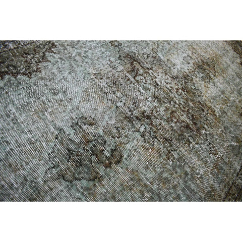 Groen grijs vintage vloerkleed - 268x164 cm - HANDGEMAAKT