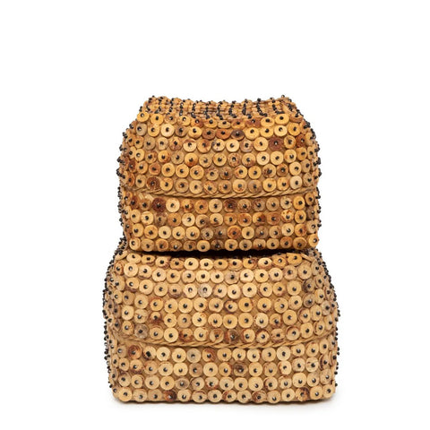De Kokosnootmand - Naturel - Set van 2