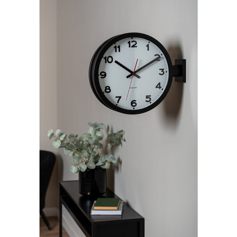 Wandklok Nieuw Klassiek Dubbelzijdig