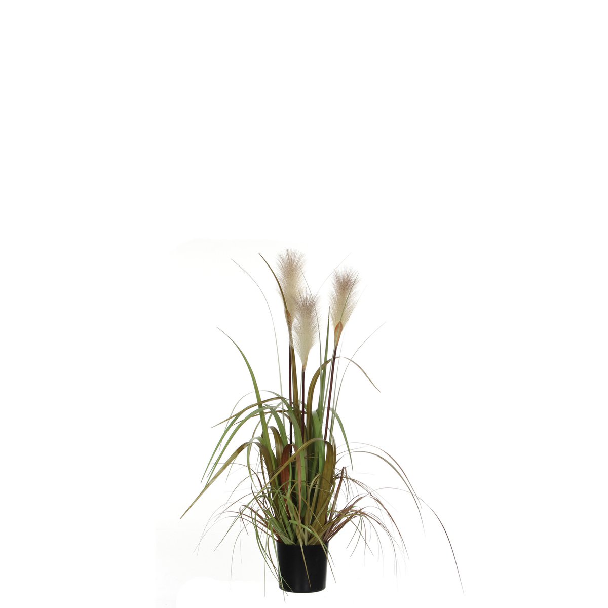 Pluimgras Foxtail Kunstplant - H81 x Ø45 cm - Wit
